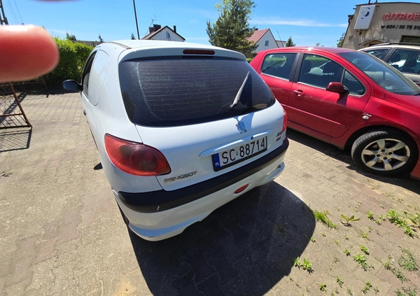 Peugeot 206 cena 3999 przebieg: 181000, rok produkcji 2003 z Częstochowa małe 46